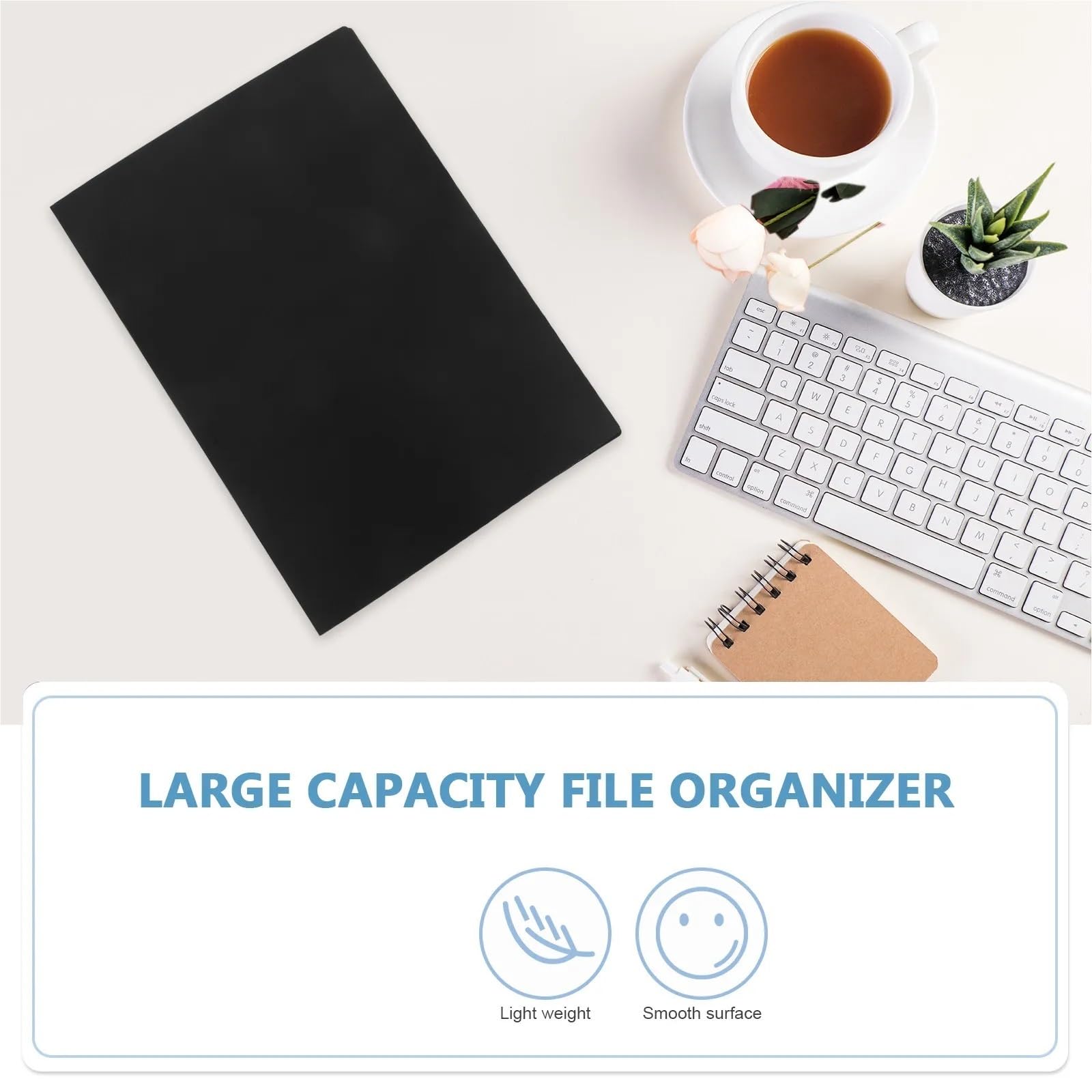 4PCS Black Presentation Binder Für Mappe/Portfolio | 20 Pocket Portfolio Folder Waterproof For Music Scores Reports Documents Storage