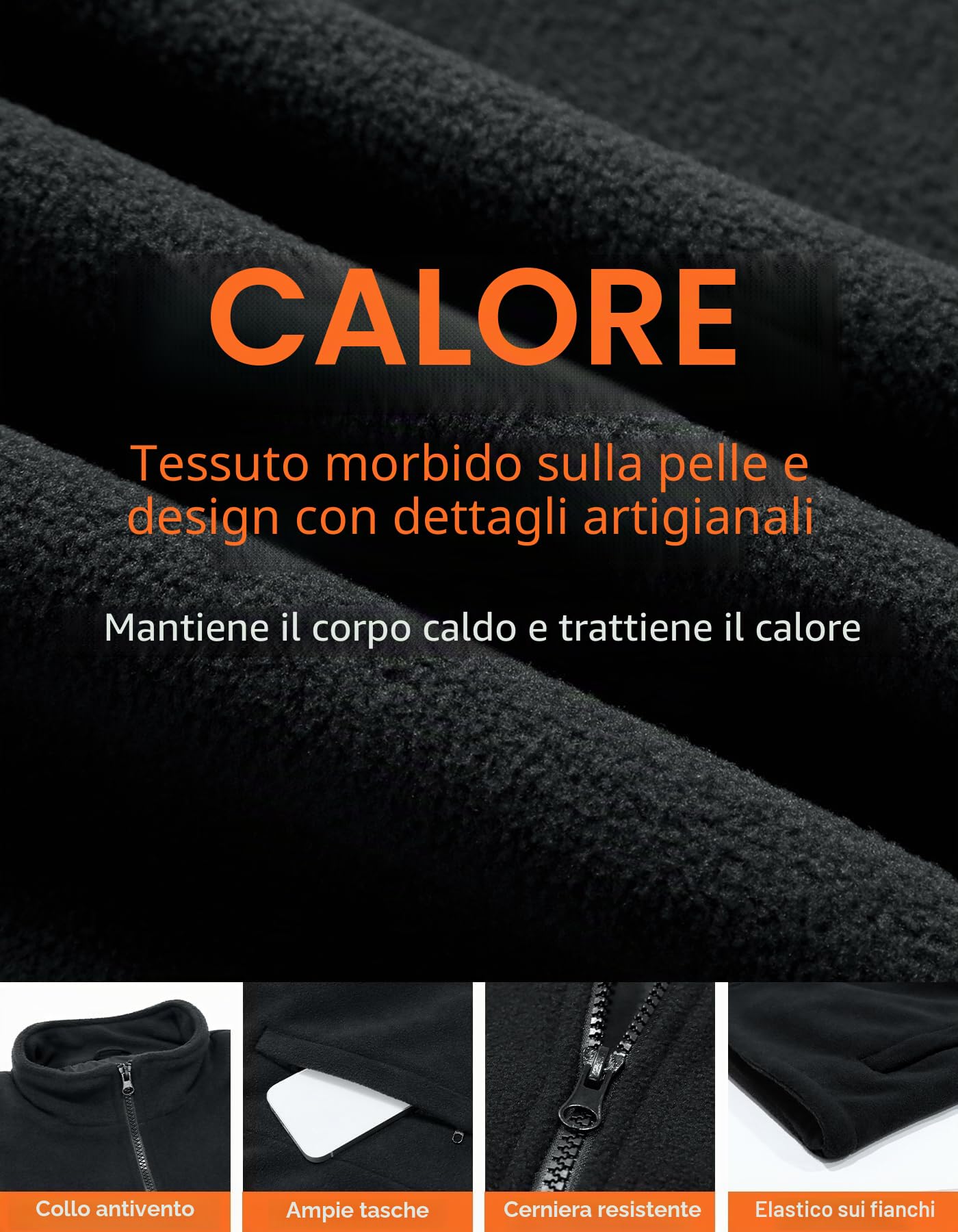 Loowoko gilet riscaldato uomo donne pile (senza batterie), giubbotto termico riscaldato leggero, 3 livelli+6 zone di riscaldamento, Per il lavoro all'aperto, la moto, passeggiate e uscite