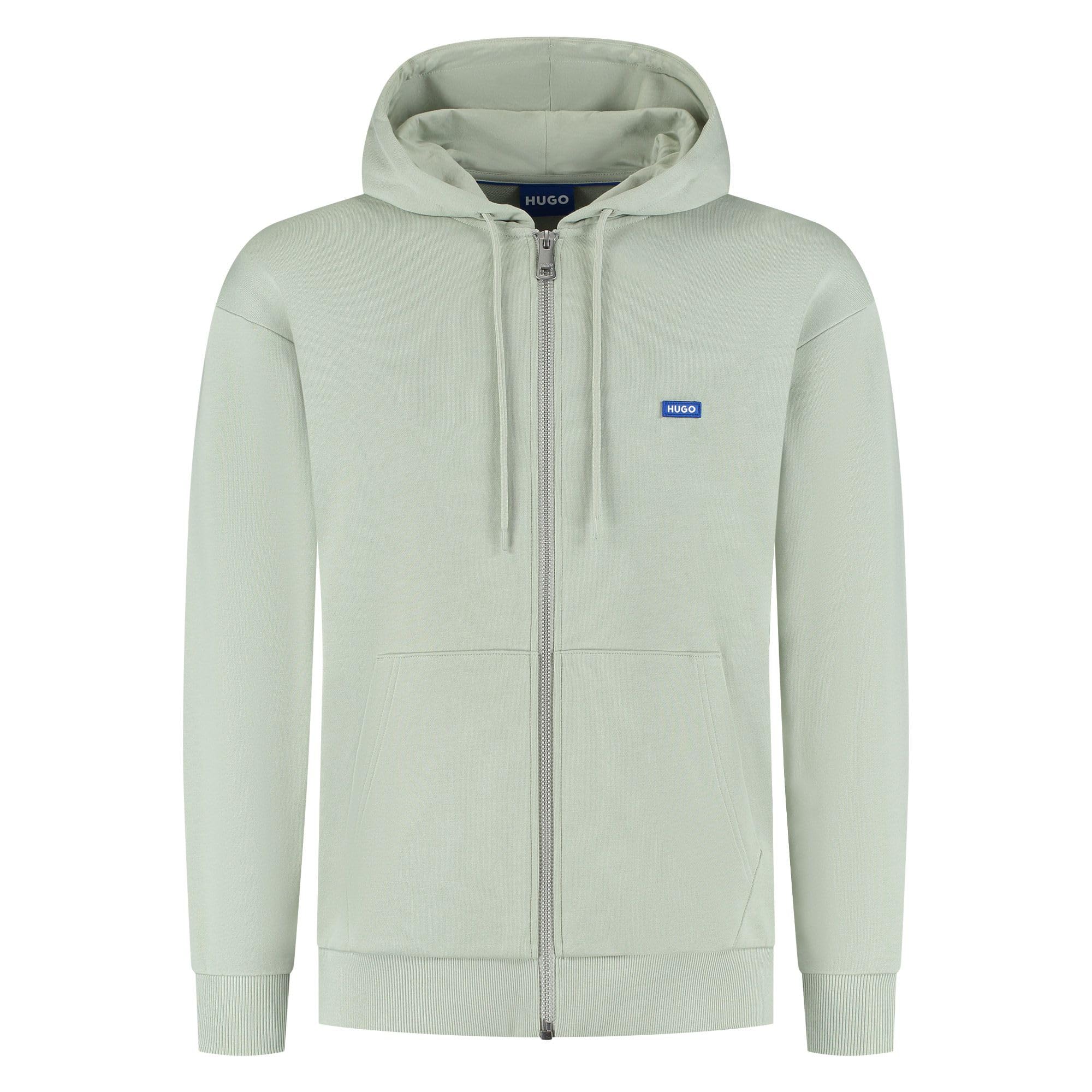 HUGO Men's Sweatshirt, Open Green 340, M