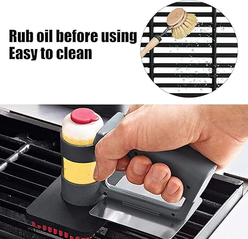 Miniatura 4 de QuliMetal 7637 Rejillas de cocina y quemador de parrilla 69785 para parrillas de gas Weber Spirit 200 y Spirit II 200, Spirit E-210, E-220, Spirit