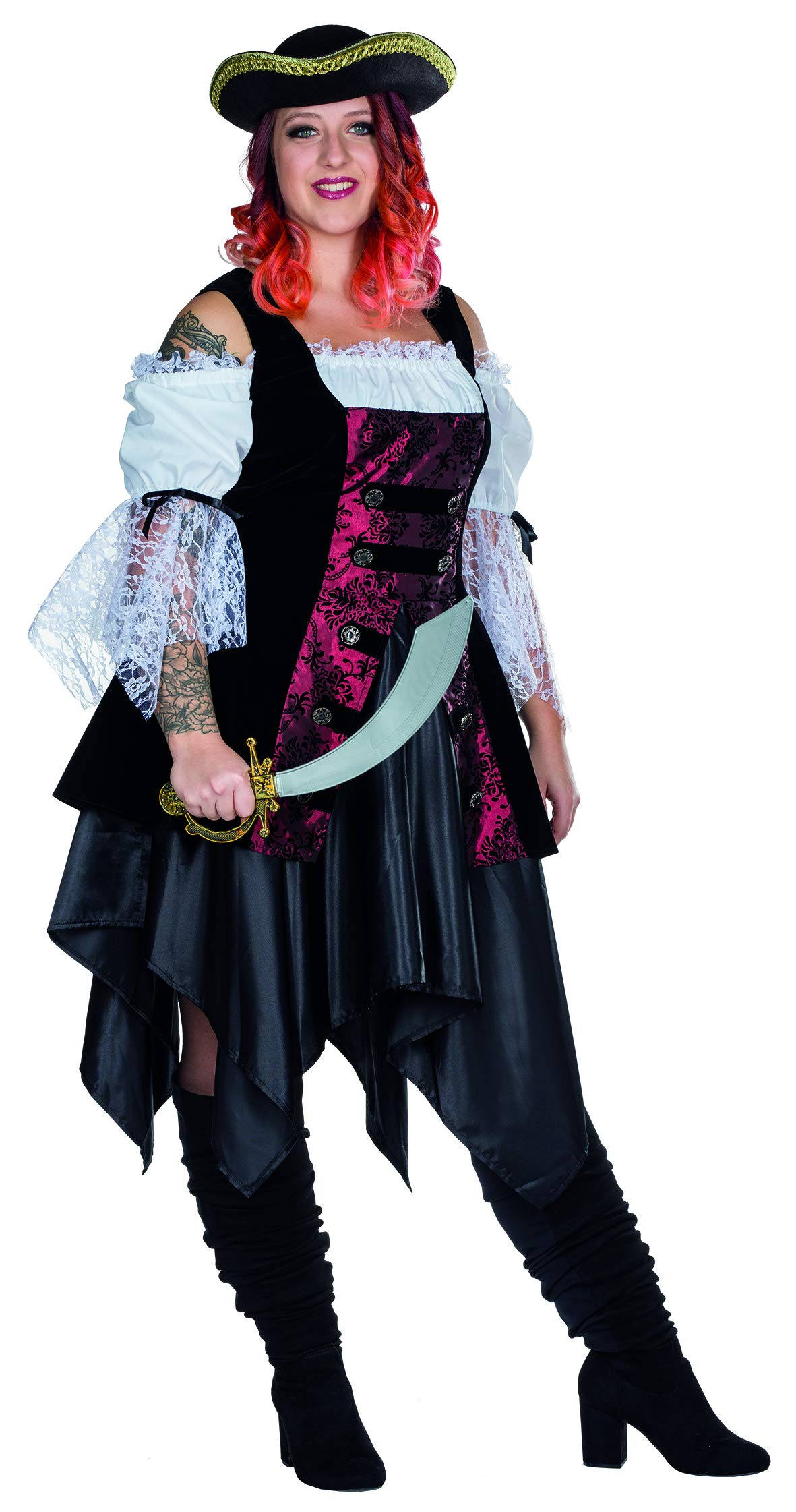 Rubies 13466 - Costume da pirata, taglia 42-58