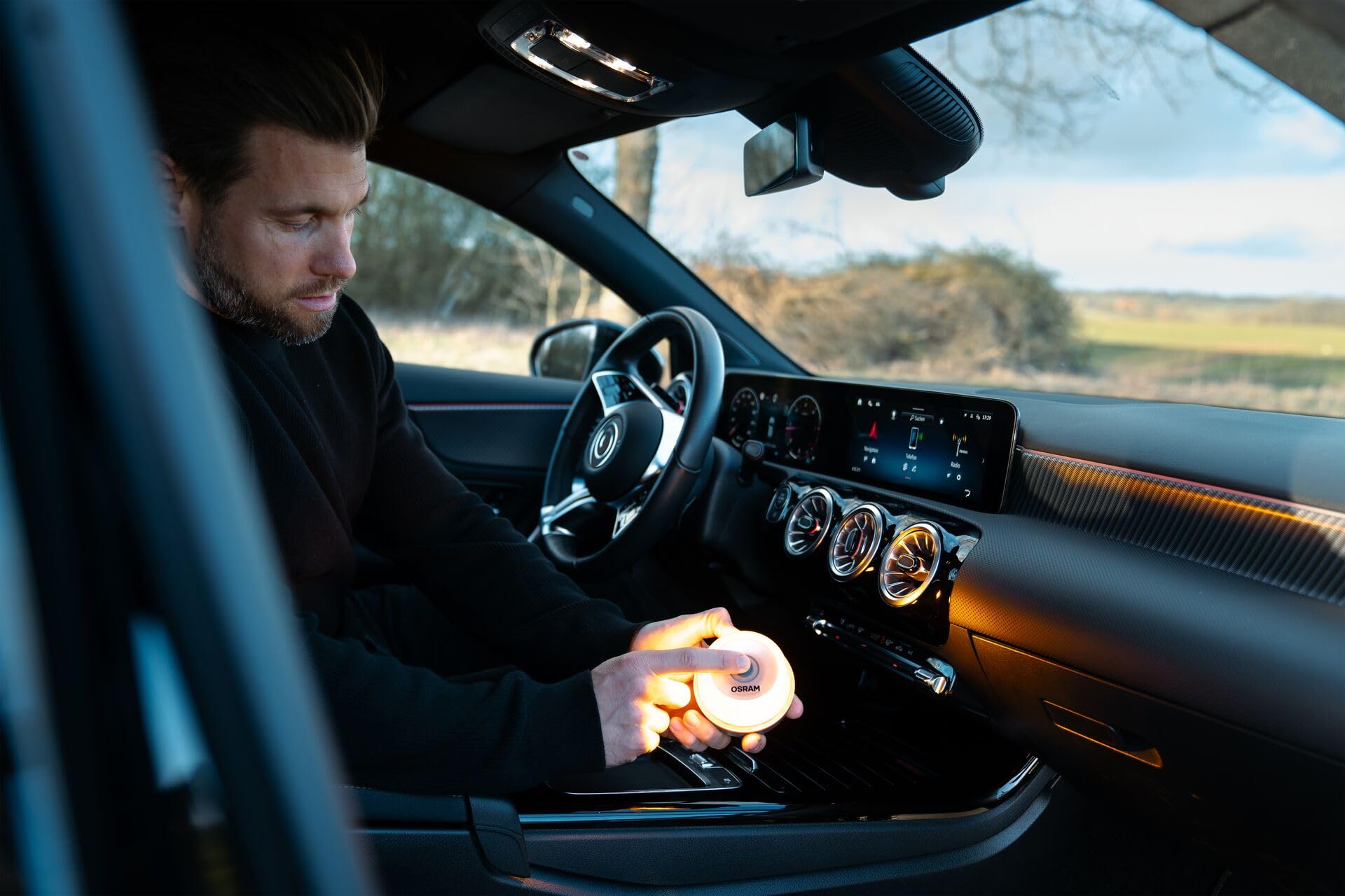 OSRAM LEDguardian ROAD FLARE Signaal TA20 NXT, ładowalne magnetyczne światło ostrzegawcze, certyfikowane TA20, migające widoczność 360°