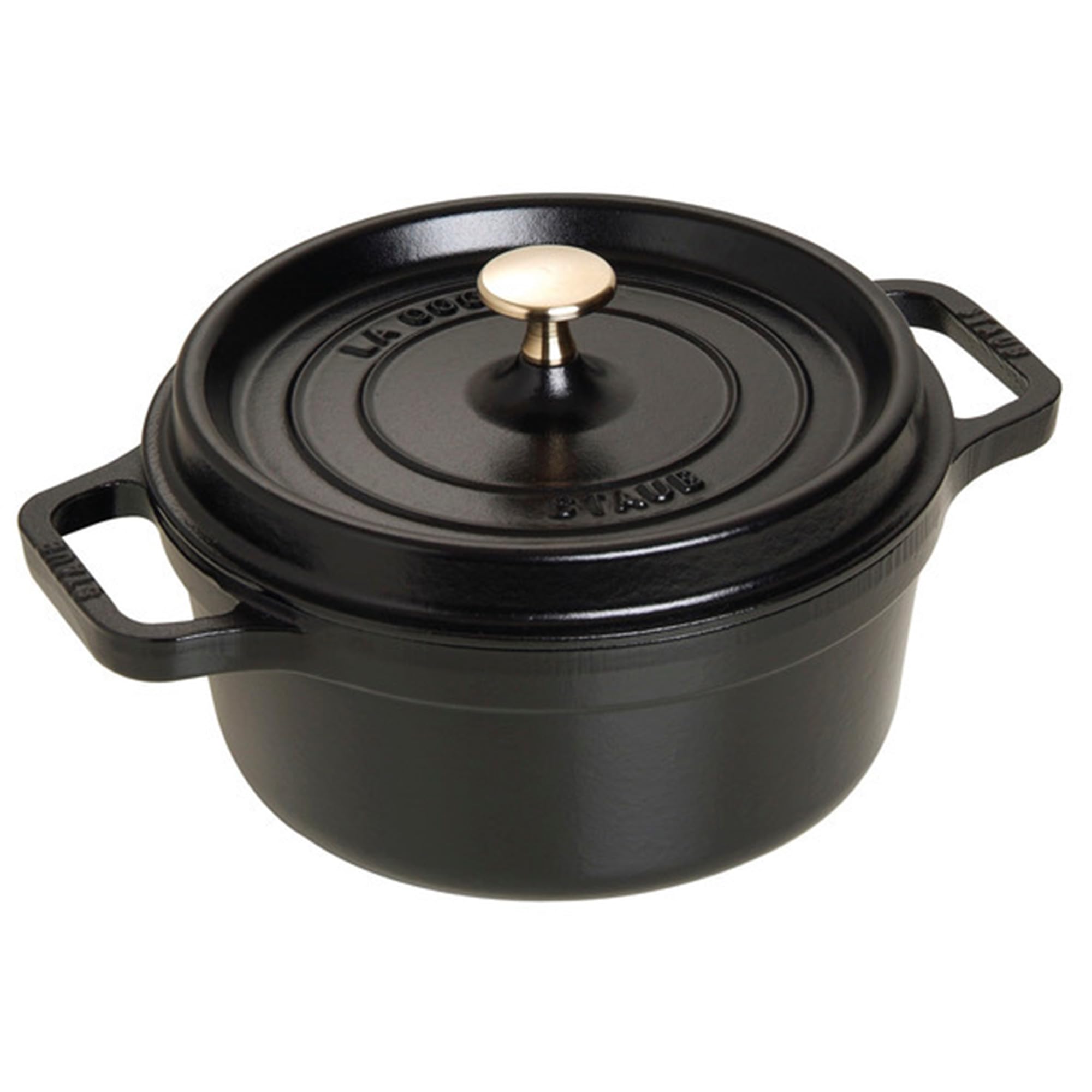 Staub Cast Iron 2.75-qt Round Cocotte - Matte Black, Made in France