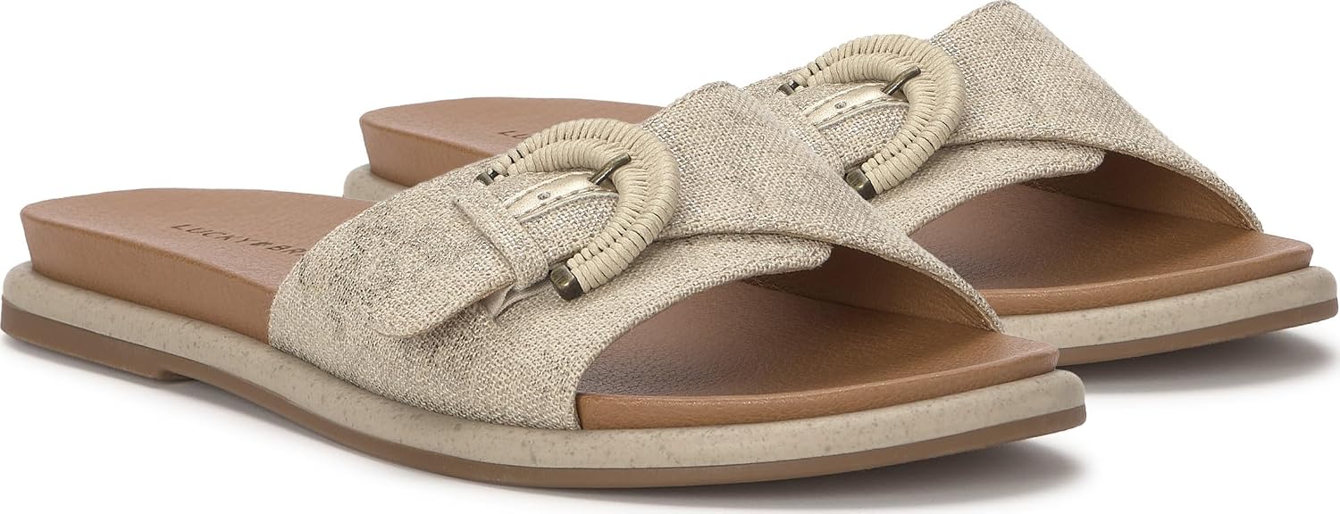 Lucky Brand Suszie Buckle Flat Sandals