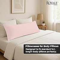 Vista 223 de Royale Linens Paquete de 2 fundas de almohada de tamaño estándar de 20 x 26 pulgadas, microfibra 1800, fundas de almohada de cama, resistentes a