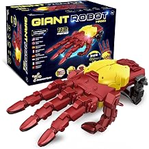 Science4you Hydraulic Cyborg Hand Kit - 112 Pieces, Build Your Own Giant Robot Hand with STEM Toys, Iron Kid Toys. Great gift idea for boys and girls aged 10, 11, 12, 13, 14 years old and up