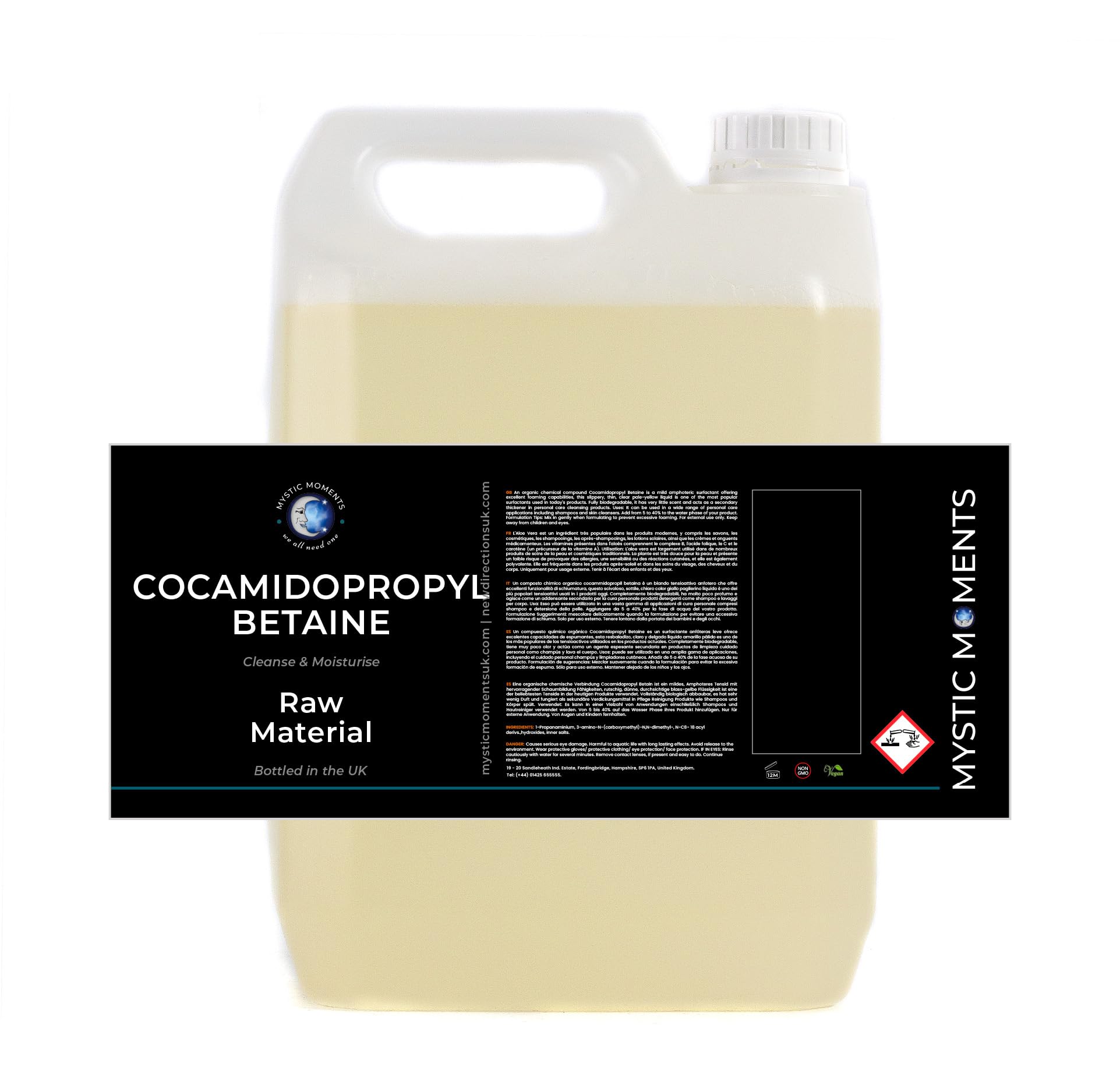 Mystic Moments Cocamidopropyl Betaine Liquid (5kg)