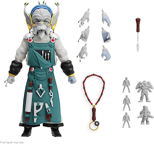 Miniatura 14 de Super7 ULTIMATES! Mighty Morphin Power Rangers Rita Repulsa - Figura de acción de 17,8 cm de Power Rangers con accesorios, coleccionables clásicos