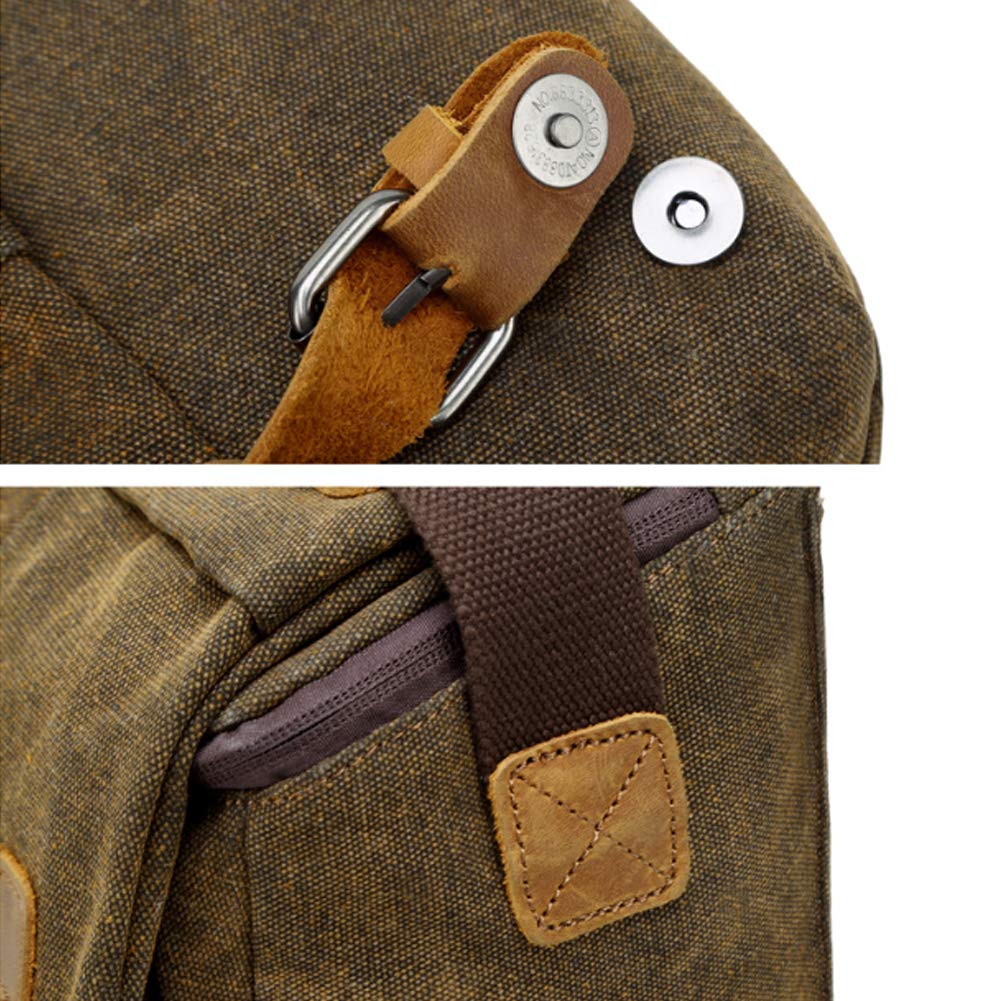 Vintage Canvas Fotografia Torba na ramię Sling SLR Camera Carry Case Małe torby podróżne dla Nikon/Sony/Canon