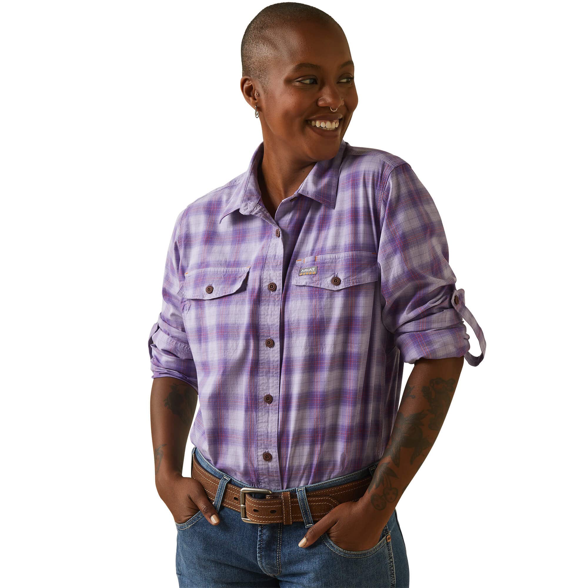 ARIAT Work Rebar Made Tough Venttek DuraStretch Work Shirt