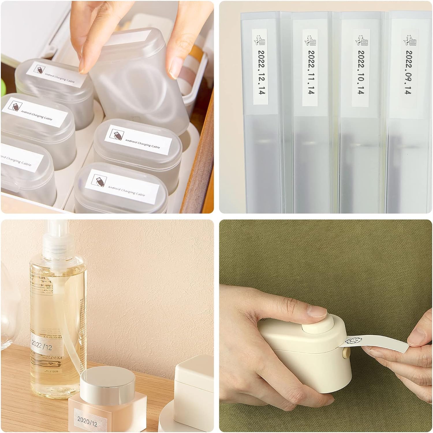 5 Rolls 16mm x 4m Custom Thermal Label Stickers for Labeling Machine