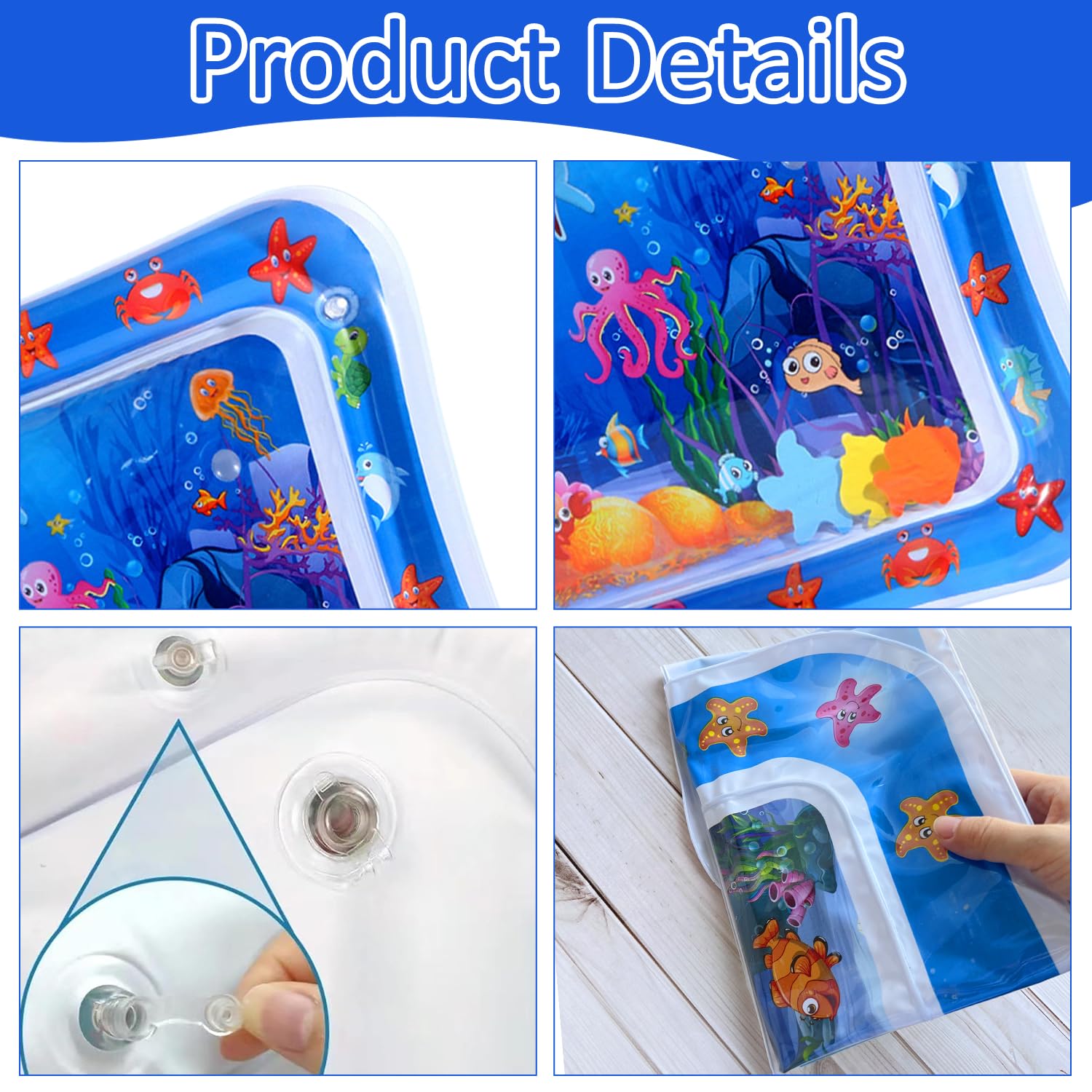 Opblaasbare Watermat Voor Katten – Sensorisch Speelgoed Van Dik PVC, Rond