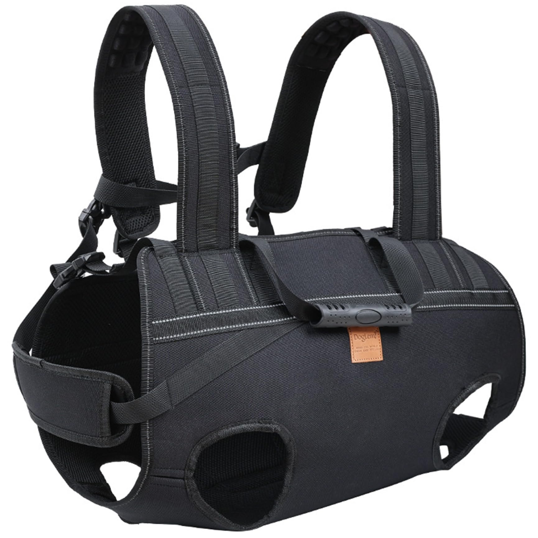 Harnais complet pour chien robuste avec poignée de soutien ergonomique