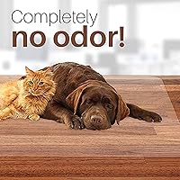 Vista 3 de Alfombrillas para sillas de suelo duro, protector de mesa transparente de varios tamaños, protector de mesa de cocina, comedor, cubierta de muebles