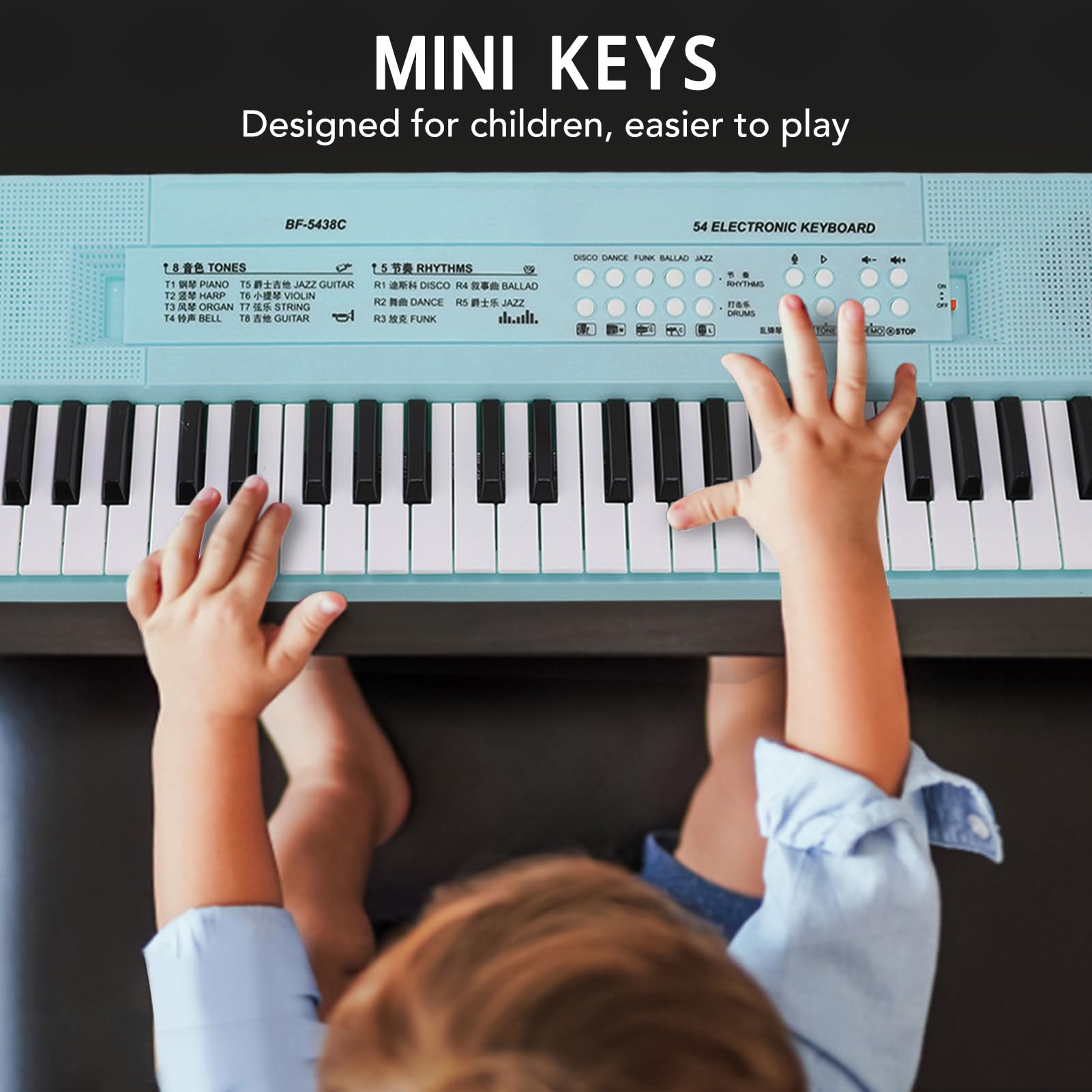 Amazon.co.jp: 電子キーボード デュアルパワーシステム 54鍵