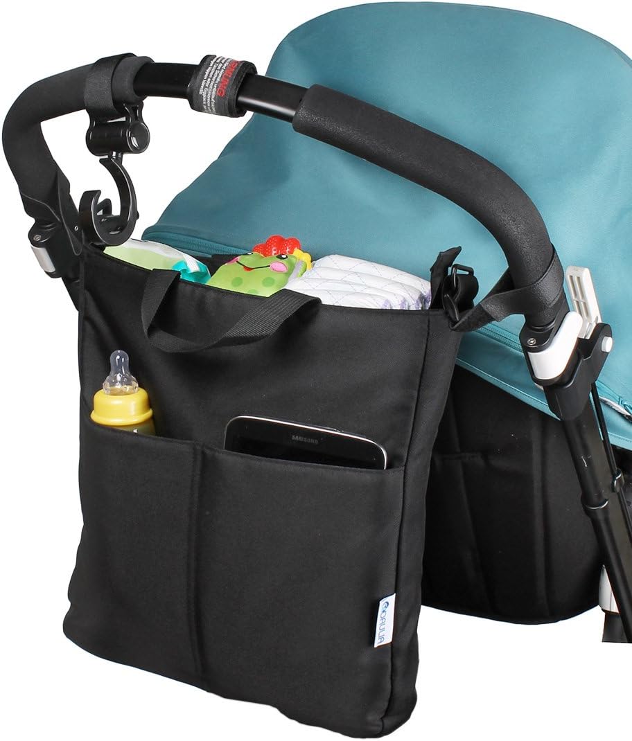 Stroller Organizer + Stroller Hook, Classic Neat and Practical