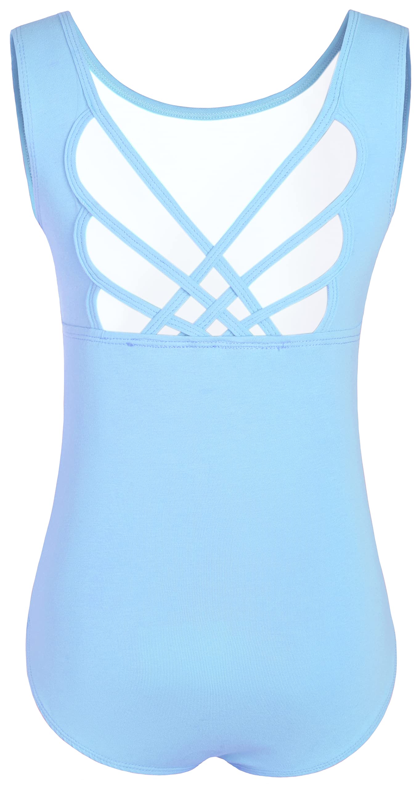 Women Mesh Tank Ballet Dance Gymnastics Leotards Tights Criss