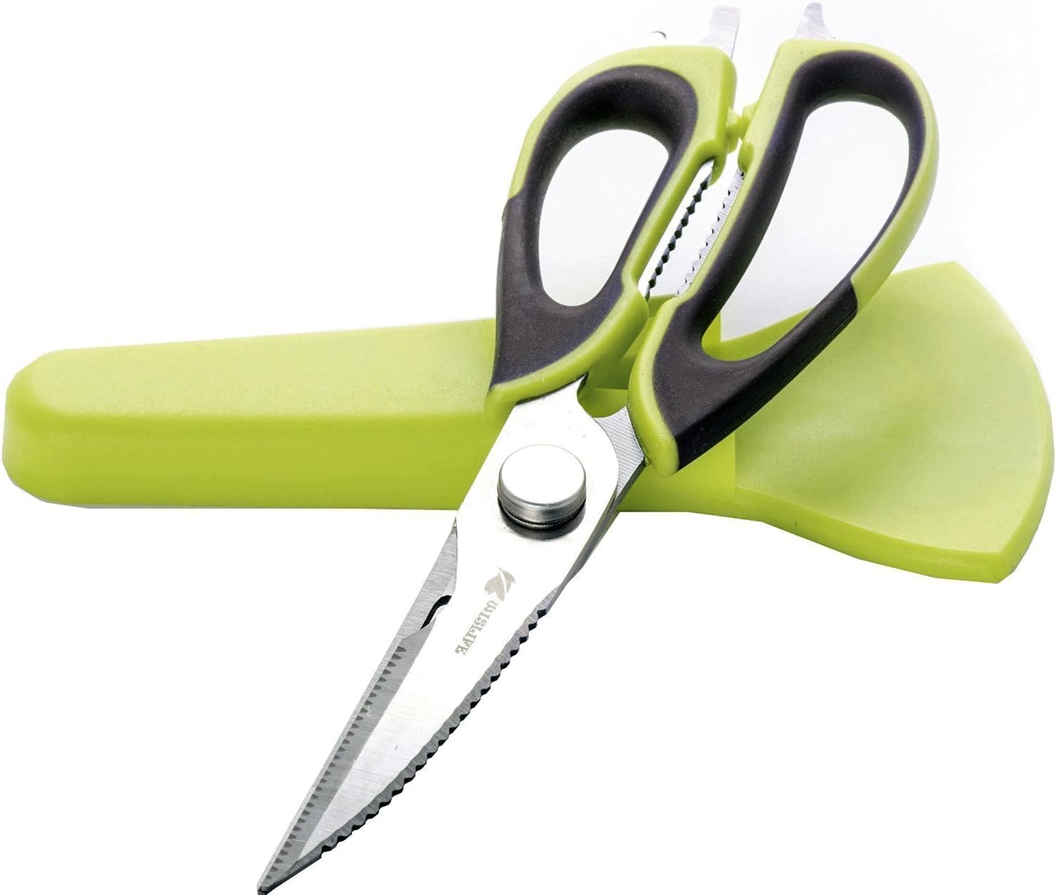 WISLIFE Kitchen Scissors - Best Multipurpose Kitchen Shears for Poultry, Seafood, Scallop, Herb, Scissoring