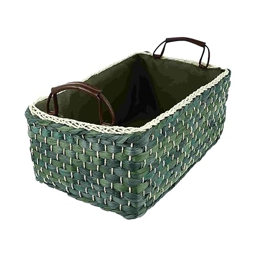YWLETO Fruit Basket. 1pc Weaving Basket Outdoor Picnic Basket Portable Fruit Holder