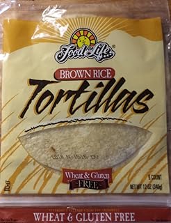 Food for Life Brown Rice Gluten Free Tortillas 12 Ounce Each