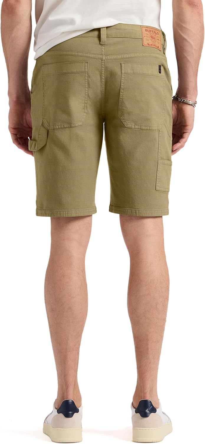 Buffalo David Bitton Mens Non Denim Relaxed Straight Dean Carpenter Shorts - Image 2