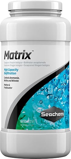 Seachem High Capacity Bio Filtration Marine and Freshwater Matrix, 500 ml