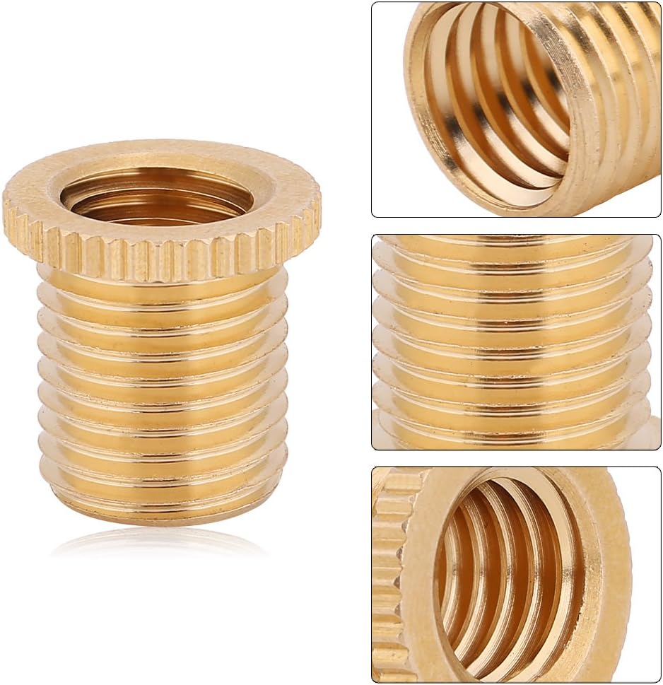 Universal Shift Knob Thread Adapter, Metric and SAE Screw Retainer for Installing Aftermarket Gear Shift Knobs on Manual Transmission Cars