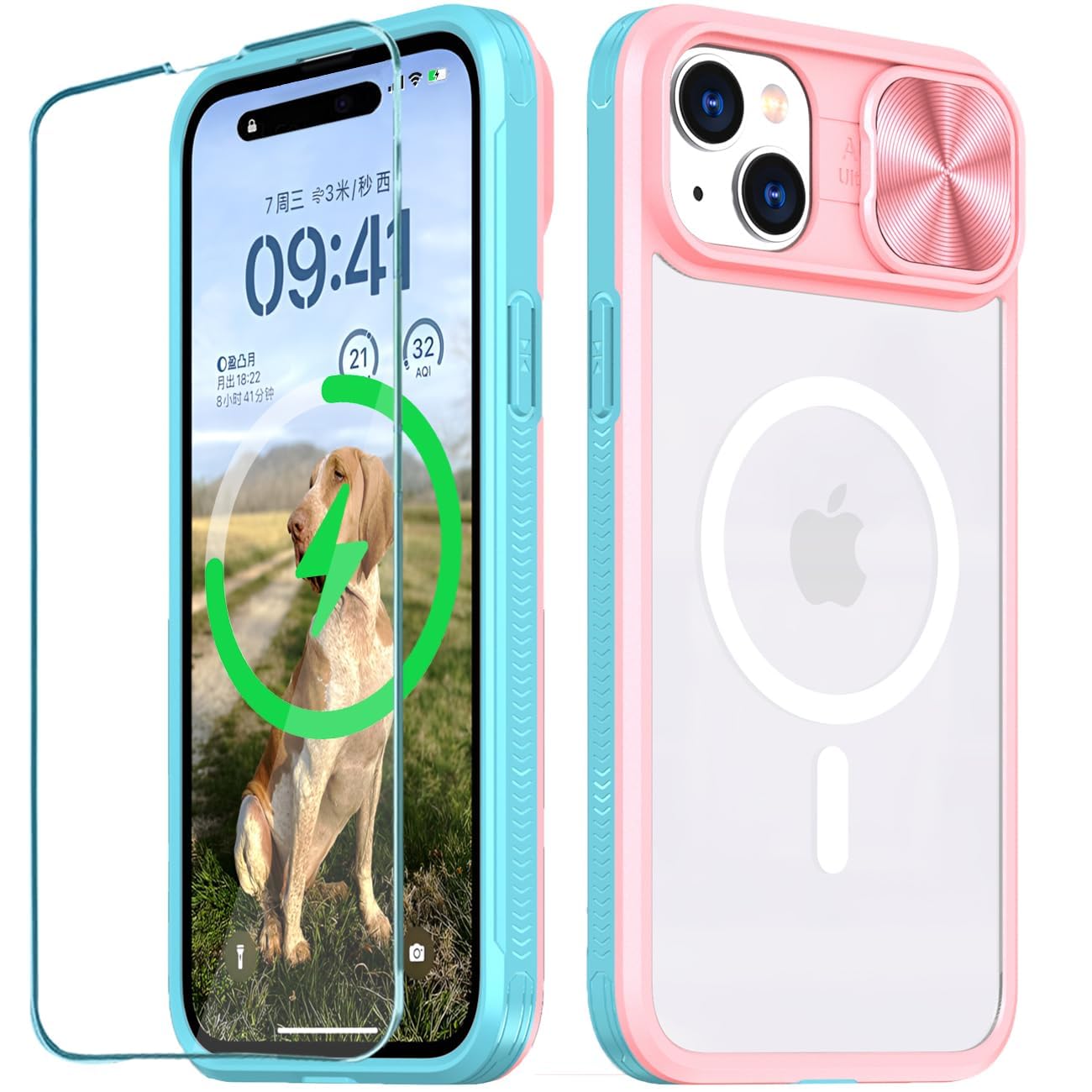 Coque iPhone 15 Plus transparente antichoc et compatible MagSafe - 8