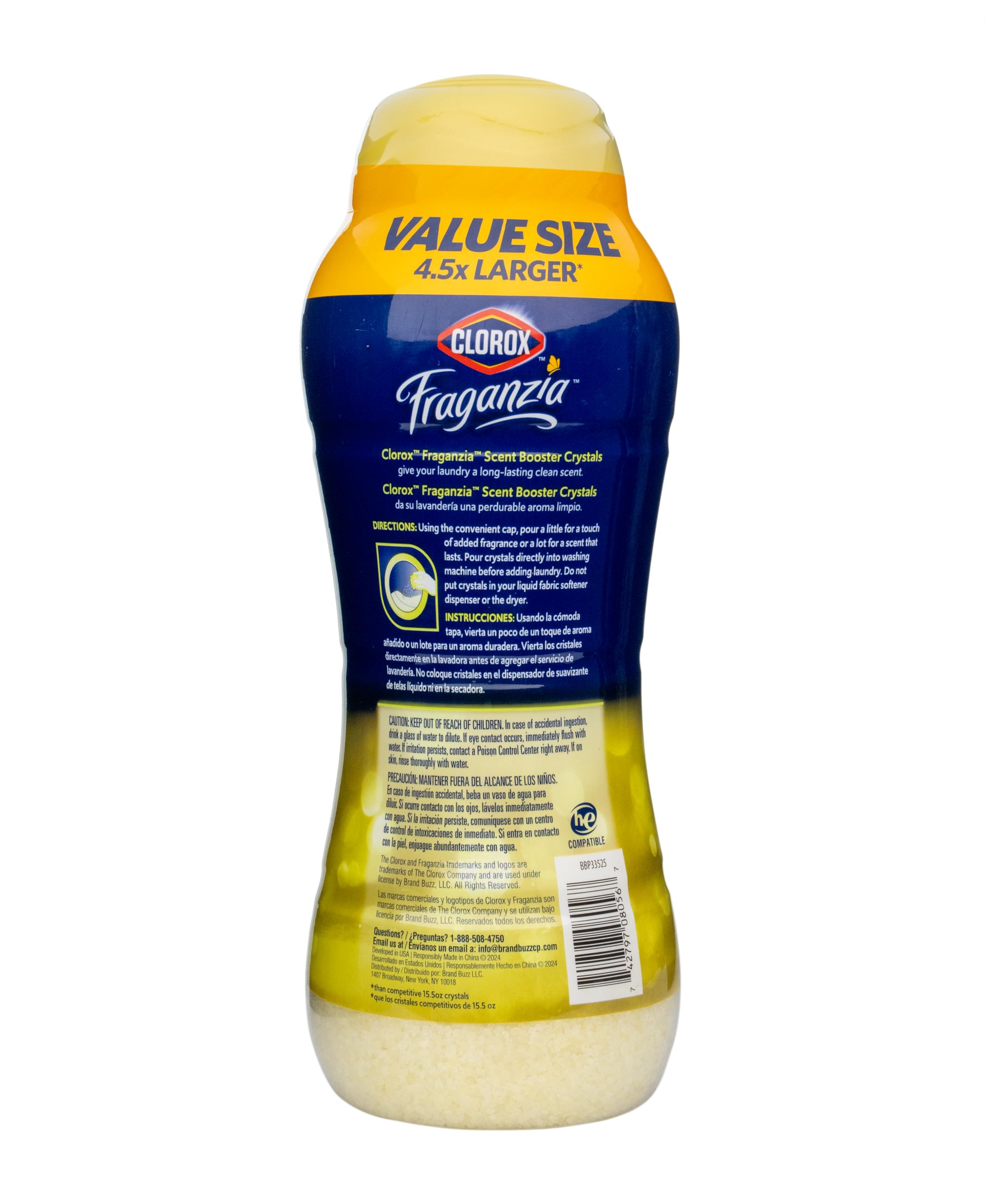 Amazon.com: Clorox Fraganzia Laundry Scent Booster Crystals, In