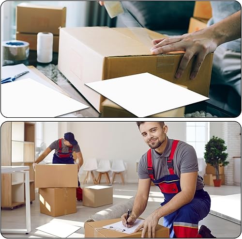 Miniatura 6 de Qilery 30 hojas de cartón blanco de 24 x 36 pulgadas, hojas corrugadas grandes a granel de 0.118 in, cartón corrugado para proteger embalajes,