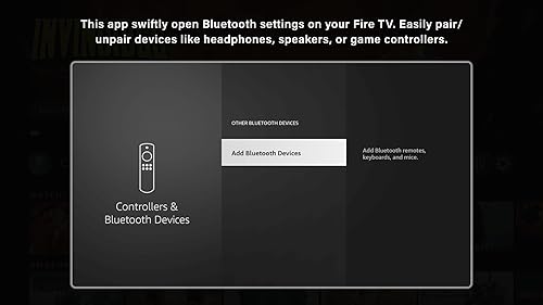 Bluetooth Devices - Bluetooth Setup Shortcut loader for Fire TV