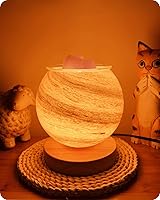 Vista 1 de Calentador de cera de vela regulable para cera perfumada para dormitorio, lámpara de luna, luz de cristal, aroma de cera para decoración del hogar