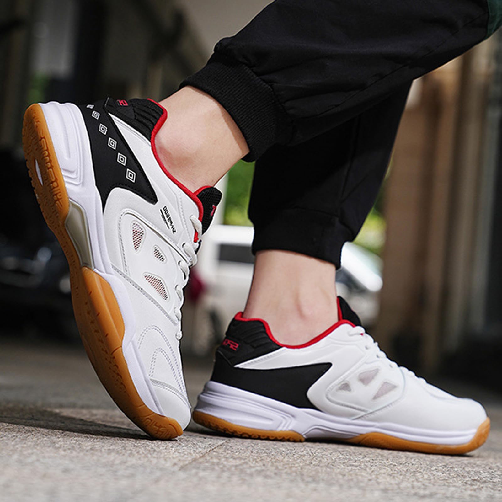 Zapatos De Bádminton,Zapatillas De Tenis,Zapatillas De Tenis De Mesa,Zapatos de Squash,transpirabilidad,Antideslizantes,para Caminar,Trotar en el Gimnasio,Fitness y Deportes.