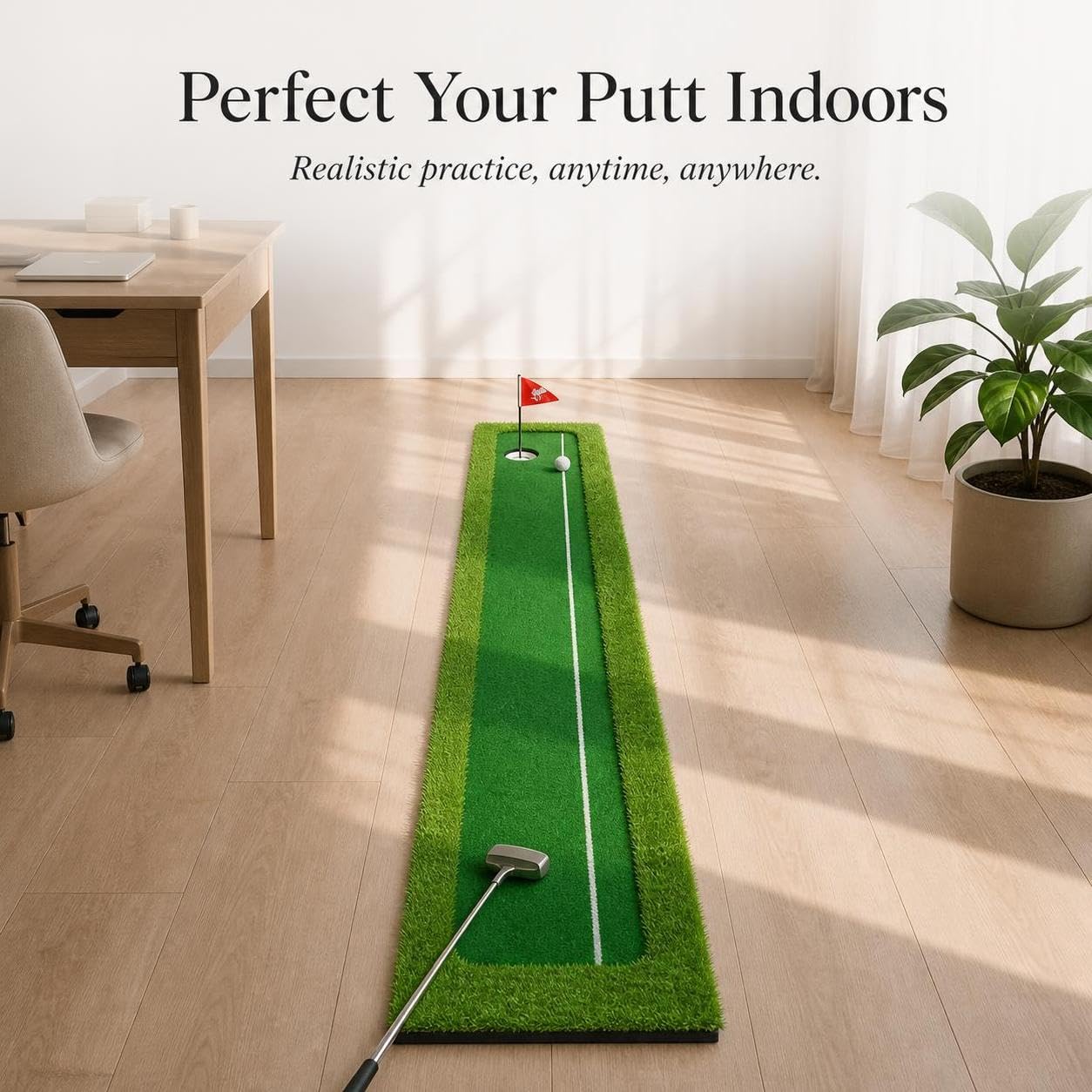 Alfombra Putting Golf Espuma EVA