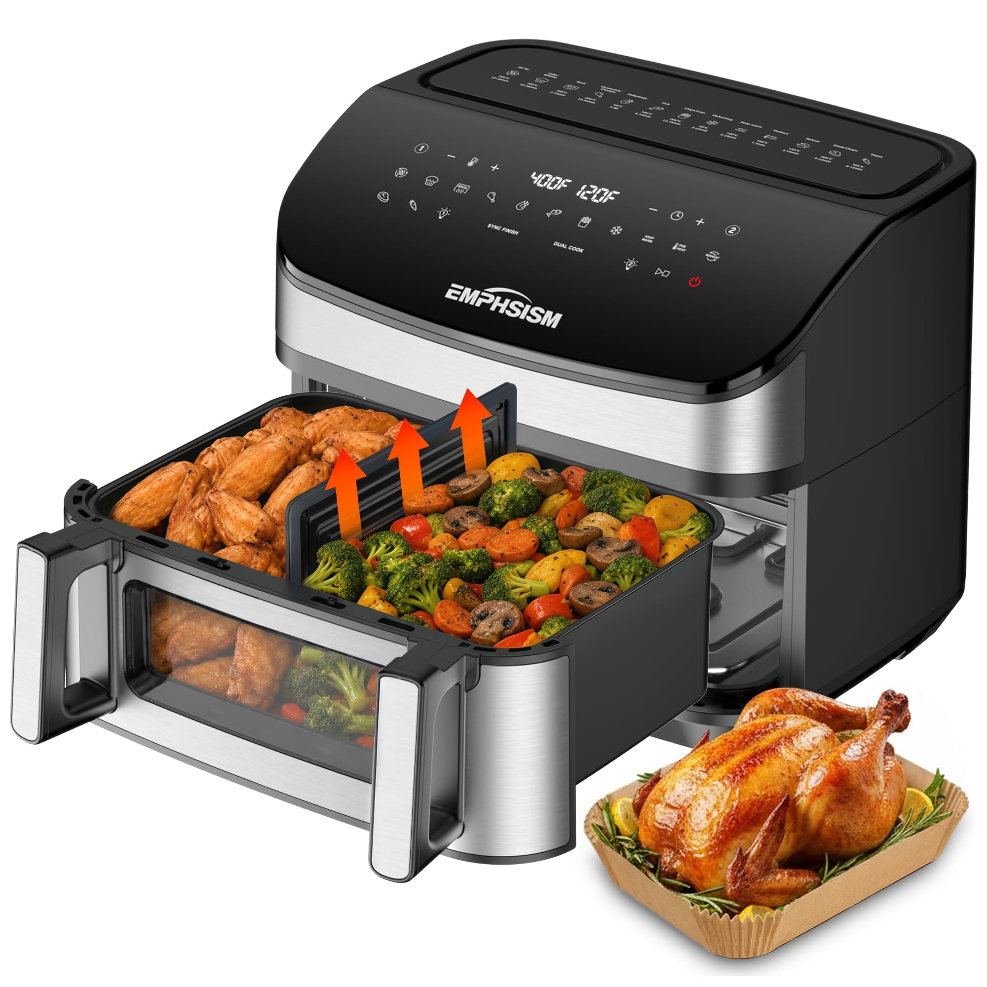 Emphsism 12QT Large Air Fryer