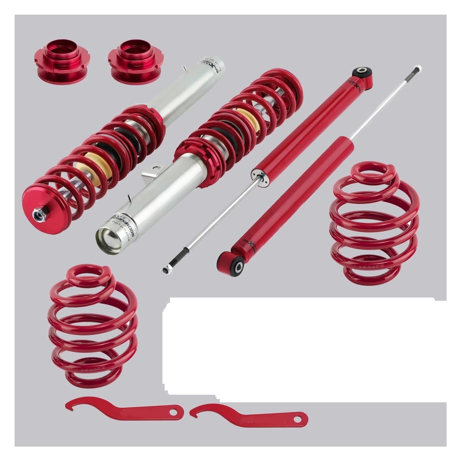 Amortisseur Susp Pour BMW Série 3 E46 M3 RWD 1999-2002 2003 2004 2005 Ressort Avant Arrière Combinés Filetés Jambes Suspension Abaissement