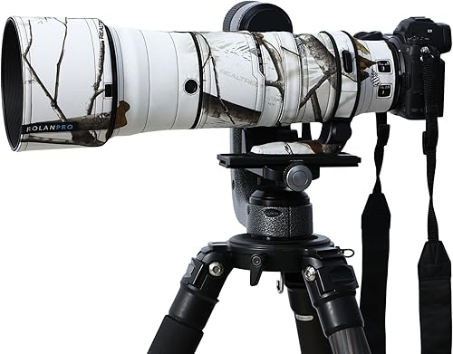 Vista 9 de Rolanpro Funda de camuflaje impermeable para Nikon Z 7.087-23.622 in F/5.6-6.3 VR Raincover Funda de protección contra la lluvia - # 17 Jungle Camo