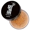 Matte Loose Face Setting Powder: Oil & Shine Control Makeup & Finishing Beauty Powder for Medium & Dark Skin Tones - Flash Friendly Set for Life Compact Facial Powder by Elizabeth Mott - 15 Grams