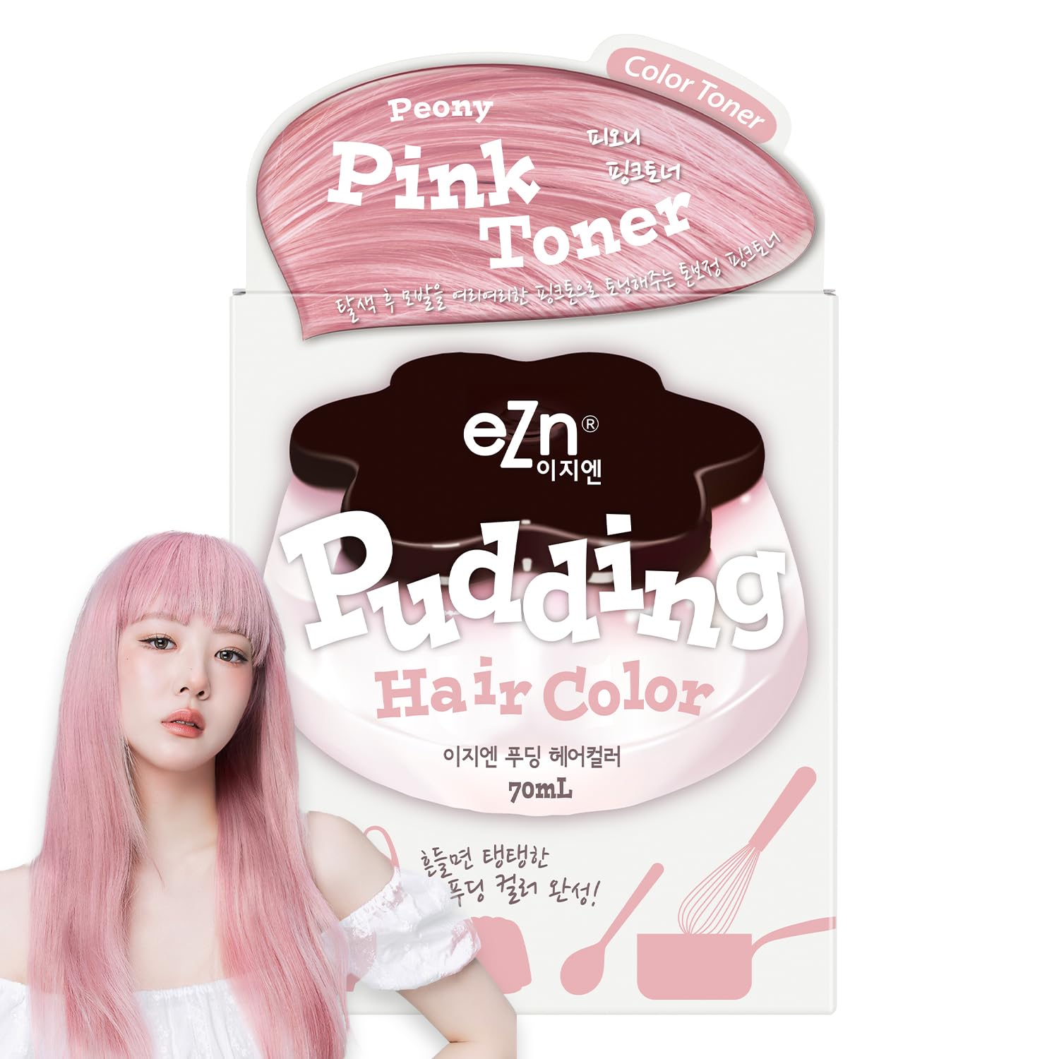 Amazon.com: eZn Pudding Hair Dye, Ammonia-Free, Semi-Permanent DIY