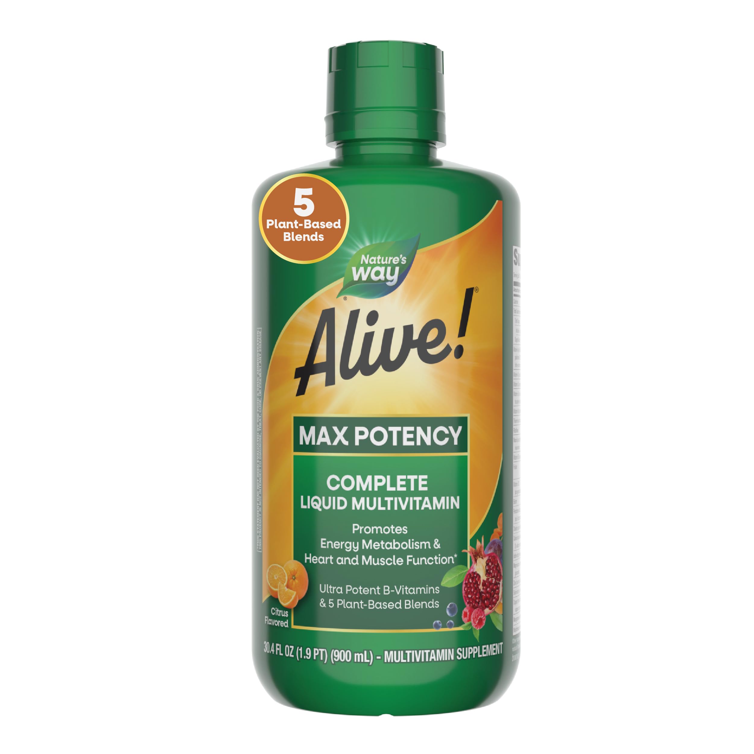 Alive Liquid Multi Vitamins & Minerals Natural Citrus 30 Fl. 54895