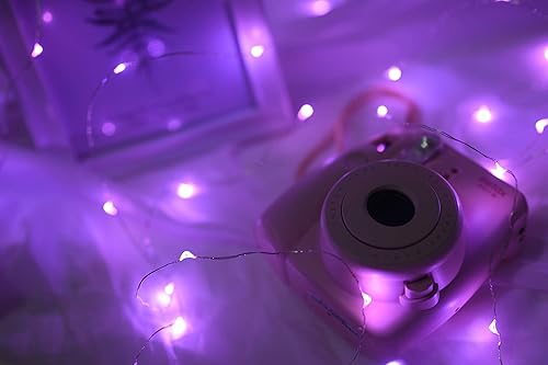 Miniatura 4 de Canorful Paquete de 6 tiras de luces LED CR2032 de 468 pulgadas, 120 luces LED con temporizador, multifunción, decoración de corona, miniárbol,