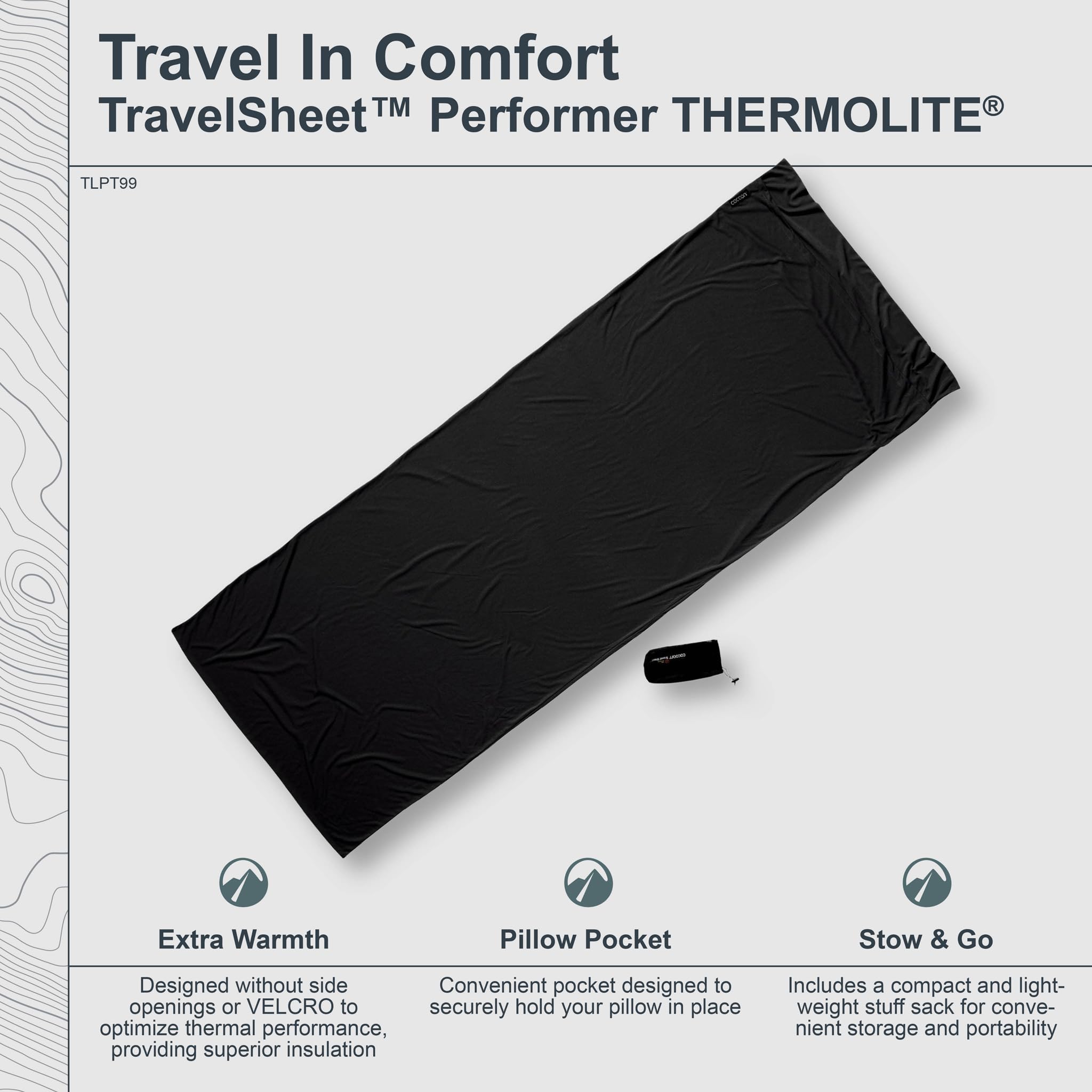 Cocoon termico sacco nanna Travel Sheet - Thermo Lite performer