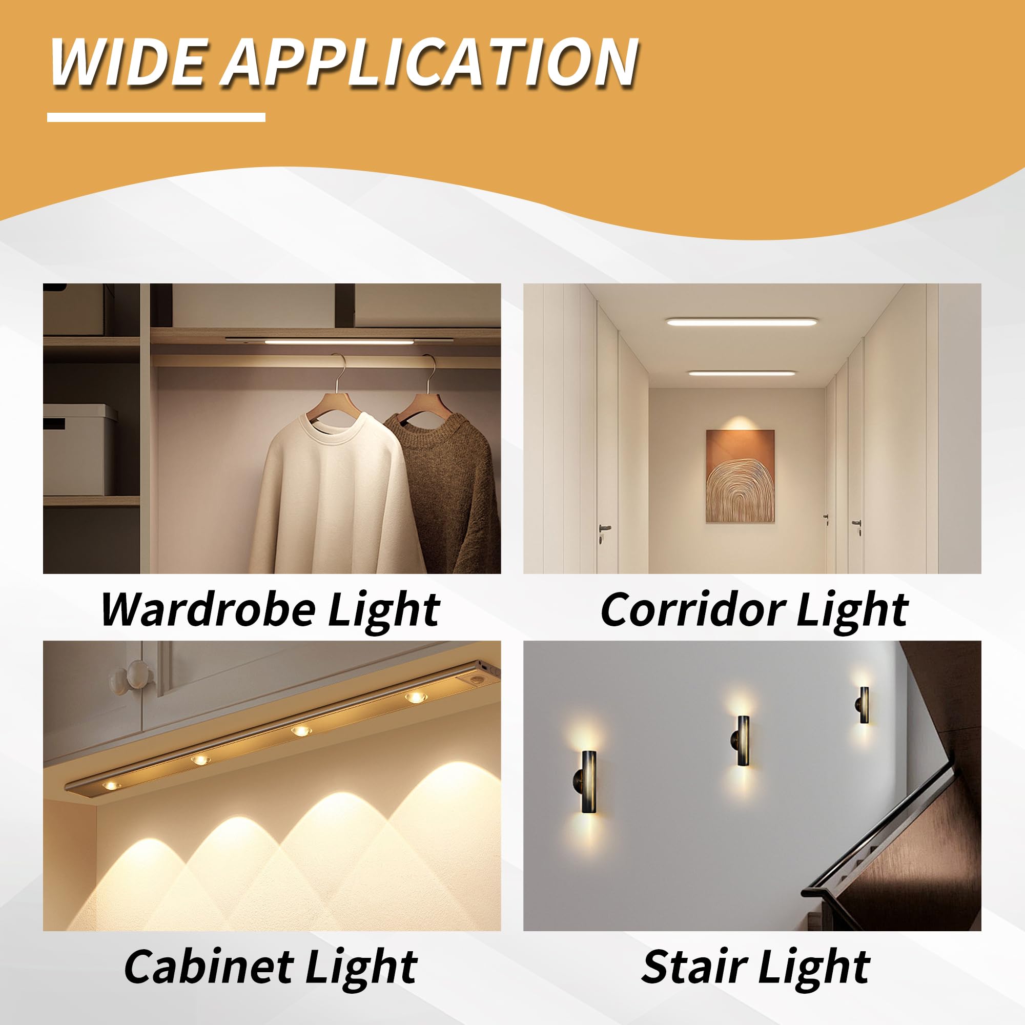 15-Pack Under Cabinet Light Magnetic Strip,Replacement Magnetic Strips with Adhesive,Iron Sheet for Cabinet Lighting(Not Magnets) — Amazon image 6