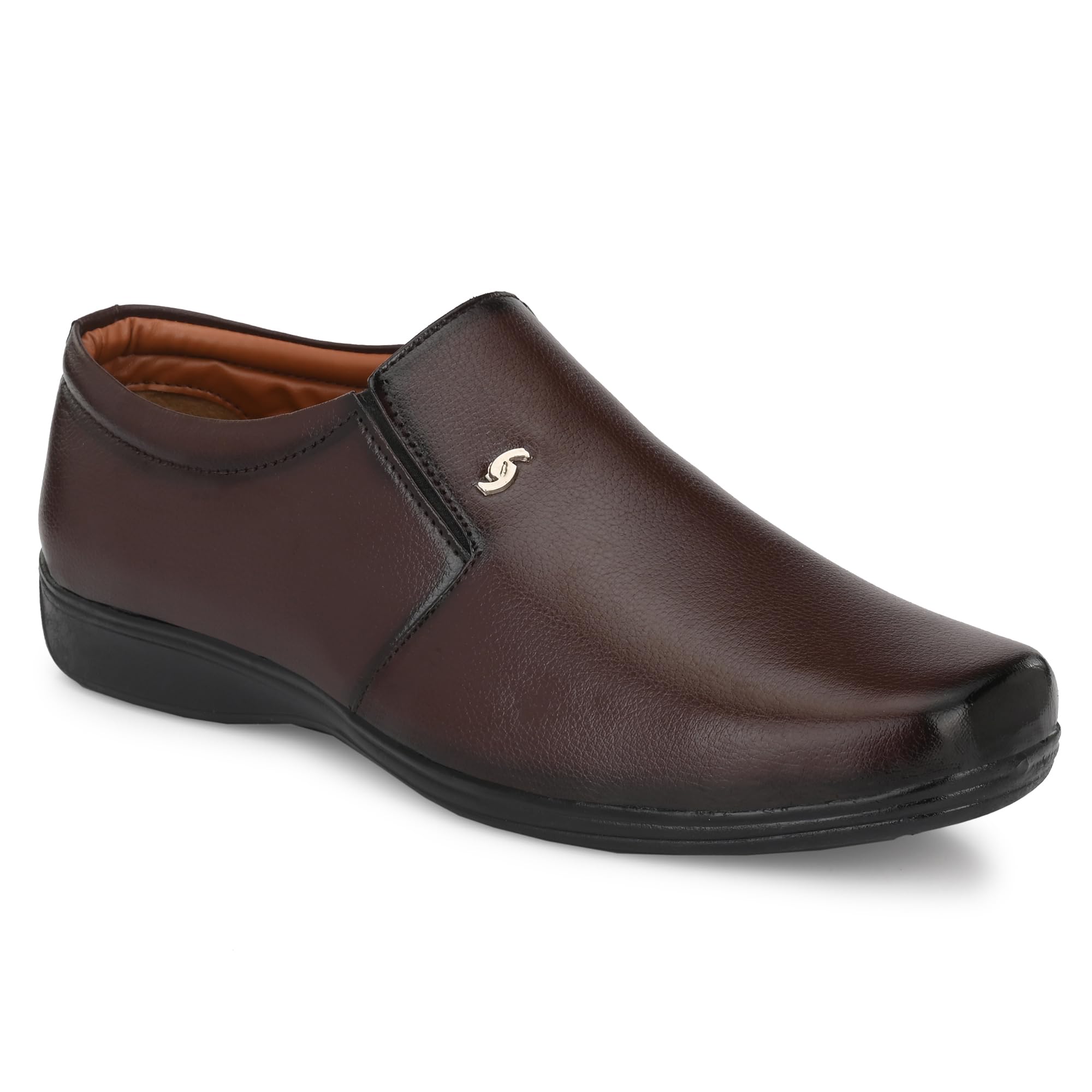 leepeeter ens C080 Brown Formal Shoes | Slip-on Moccasin Shoes | Provide Comfort & Stylish | Perfect for Formal Wear, Business Casual, and Parties-picture-19