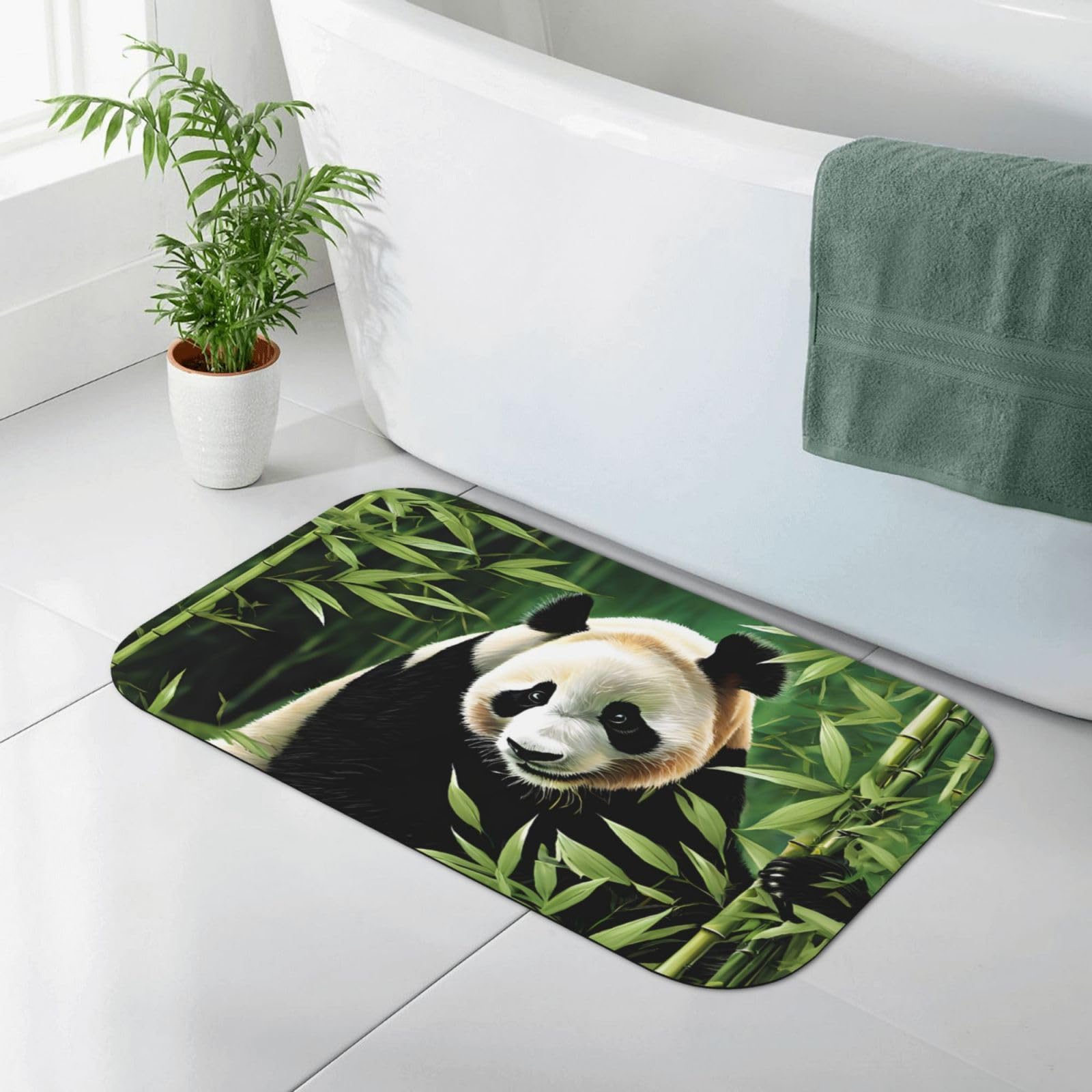 Tapis de salle de bain absorbant en diatomée douce pour douche et cuisine