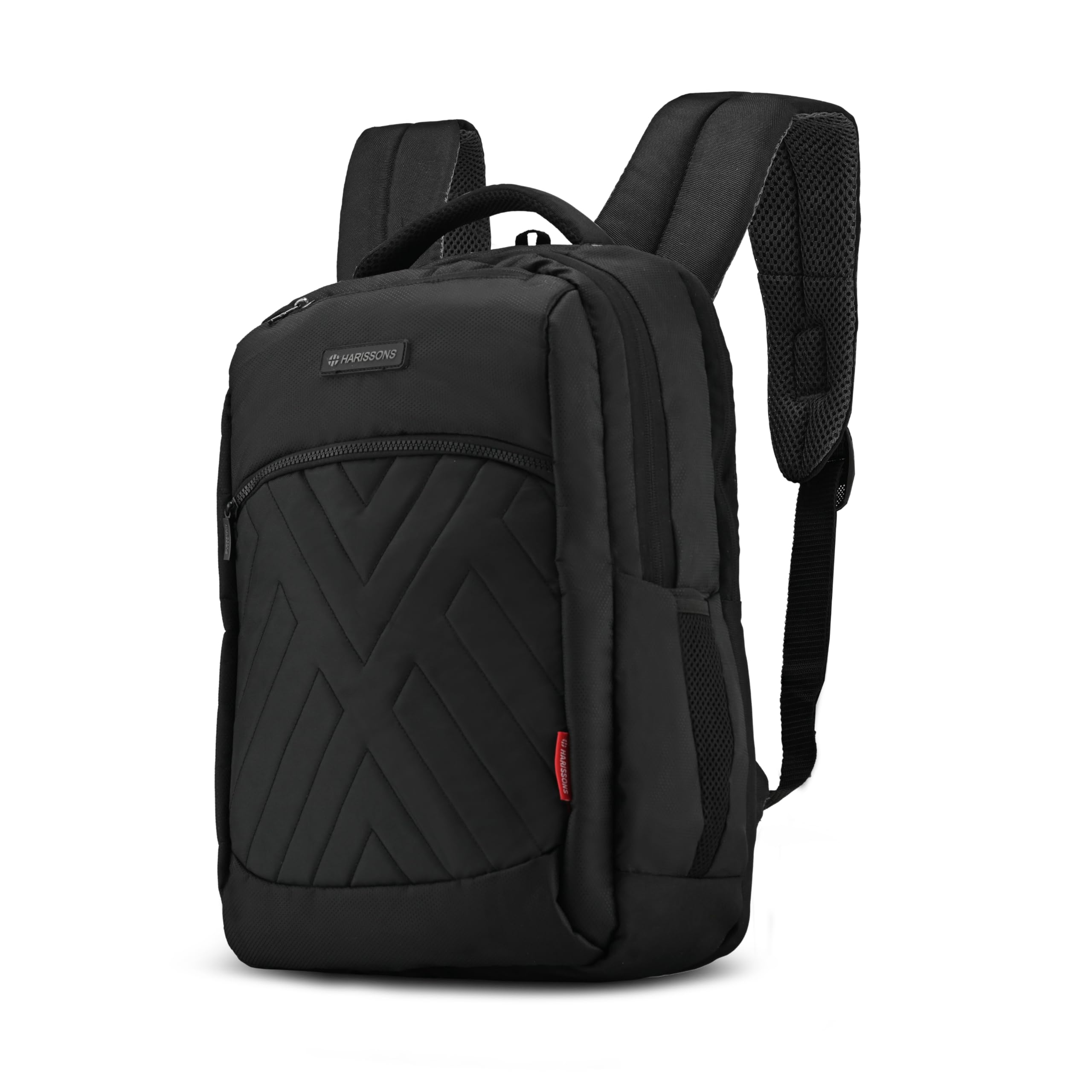 HARISSONS Nova 26L Laptop Backpack for Men & Women (Black) | Versatile Unisex Backpack upto 15.6" padded Laptop compartment & Trolley Sleeve Panel | Fisio Fit Backstraps & Ventilated Back Panel (B0CR1JZ1WH) Amazon Price History, Amazon Price Tracker