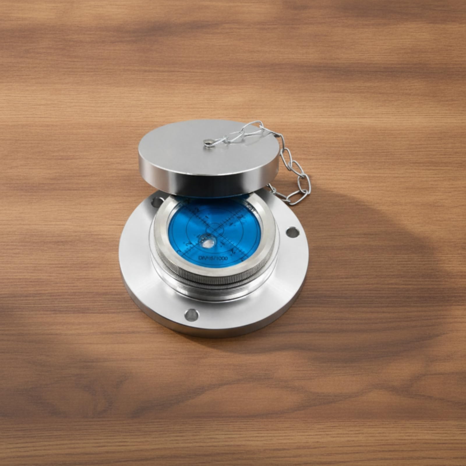 dosenlibelle mit kette kompakt dosenlibelle rund rundlibelle für maschinenmontage, Blau, 110mm