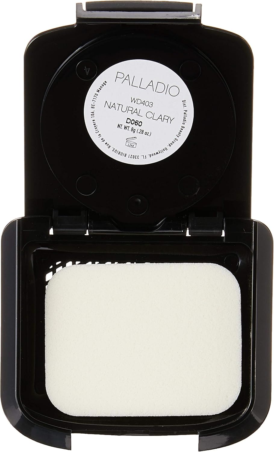 Palladio Dual Wet and Dry Foundation with sponge and Mirror, Squalane Infused - Image 4
