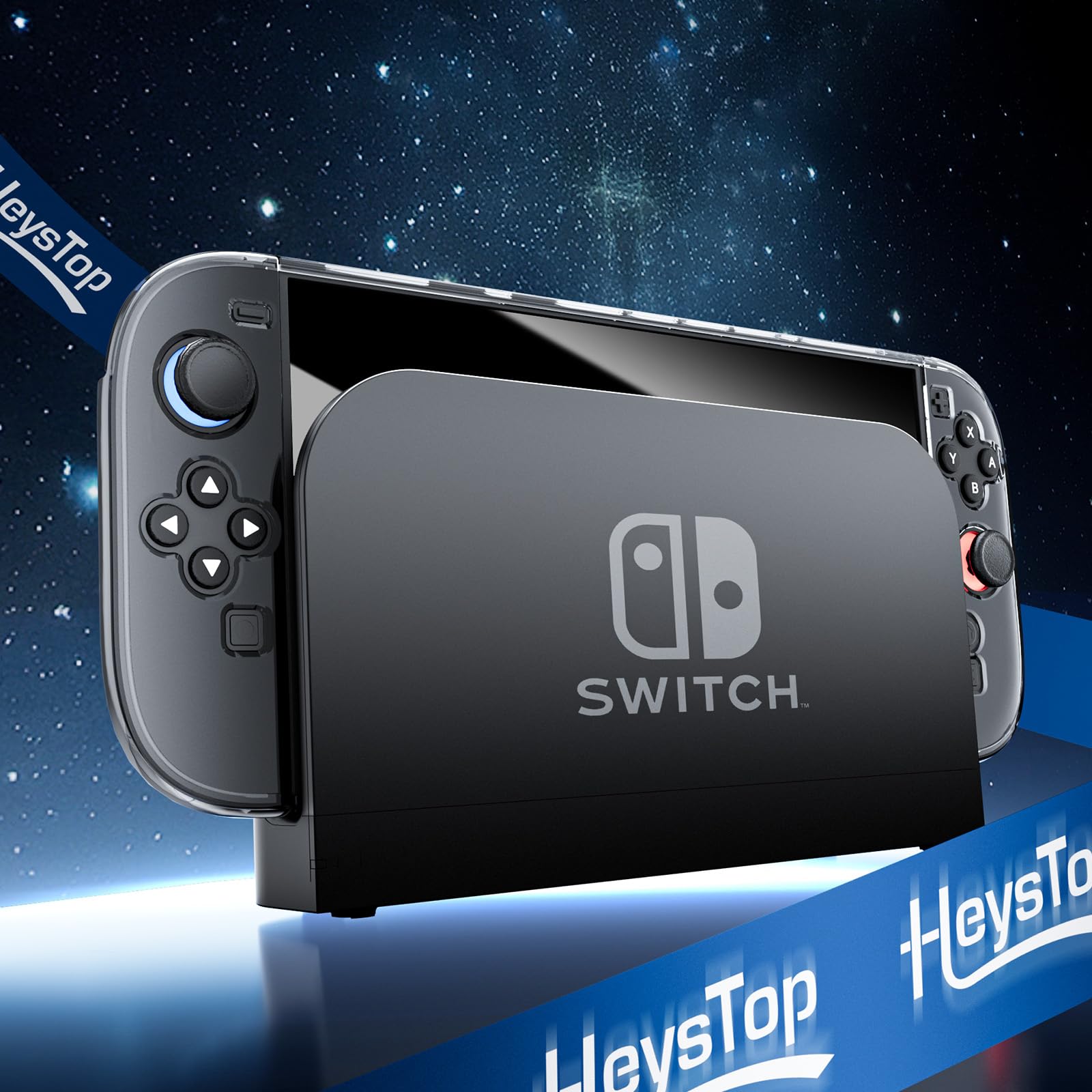 [120 piezas]HEYSTOP Carcasa Protectora para La Consola Nintendo Switch 2 Funda con Diseño de Soporte Hueco Delgado Carcasa con Absorción de Impactos y Antiarañazos para Nintendo Switch 2 Último Modelo