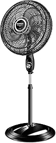 MONDIAL Ventilador Coluna, Turbo 8 Pás - 40cm, 110V, Preto/Prata, 140W - VTX-40C-8P
